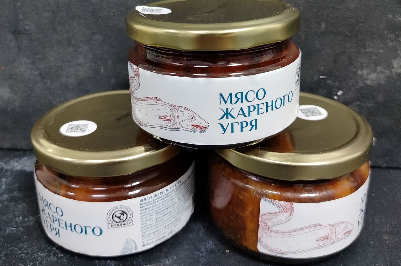 Угорь в желе 240 гр ст/б